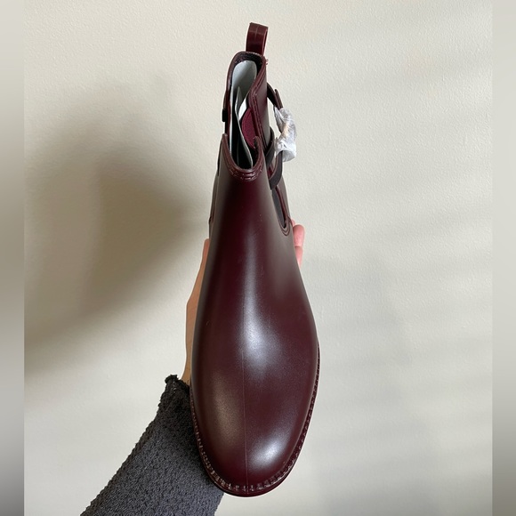 SOLD Burgundy Rain Boots by Henry Ferrera - Picture 6 of 16